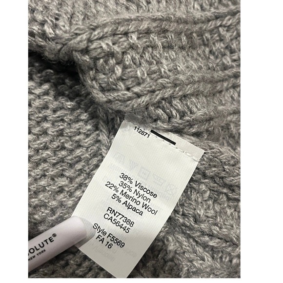 Madewell Gray Merino Wool Alpaca Blend Ribbed Sweater Vest Minimalist - Picture 6 of 10